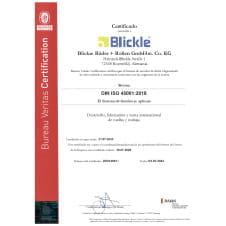 El certificado DIN ISO 45001